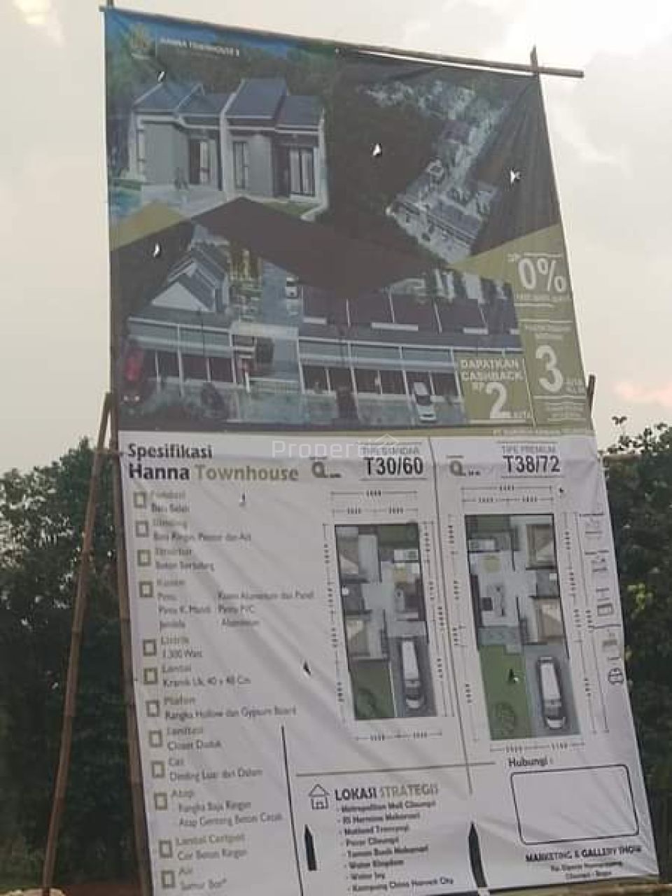 New House at Hanna Townhouse 3, Cileungsi, Bogor, Cileungsi